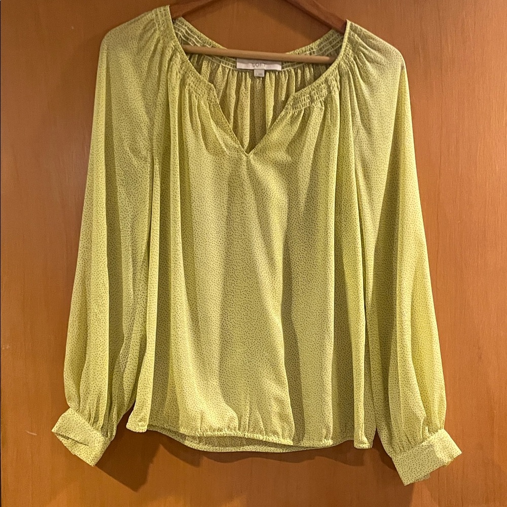 LOFT Yellow Blouse